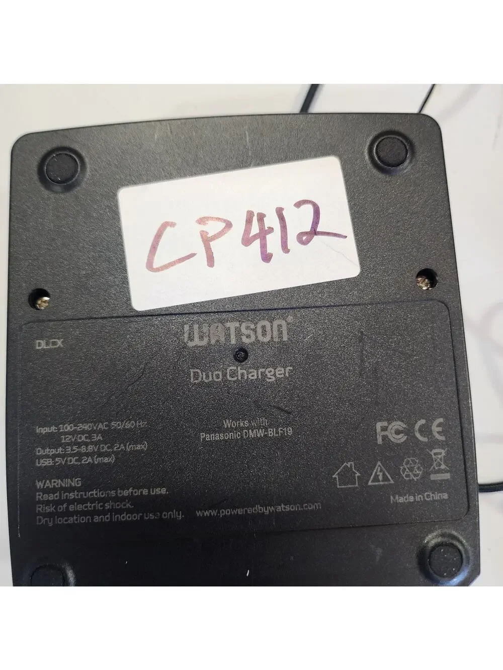 Dell DLCX PowerEdge BCE Dual Battery Charger CH115DR for Dell Latitude